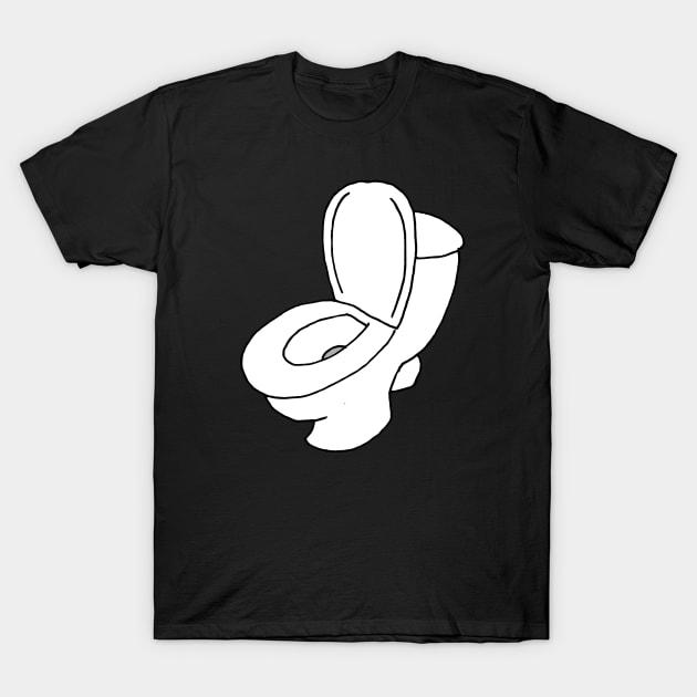 Toilet T-Shirt by lucamendieta